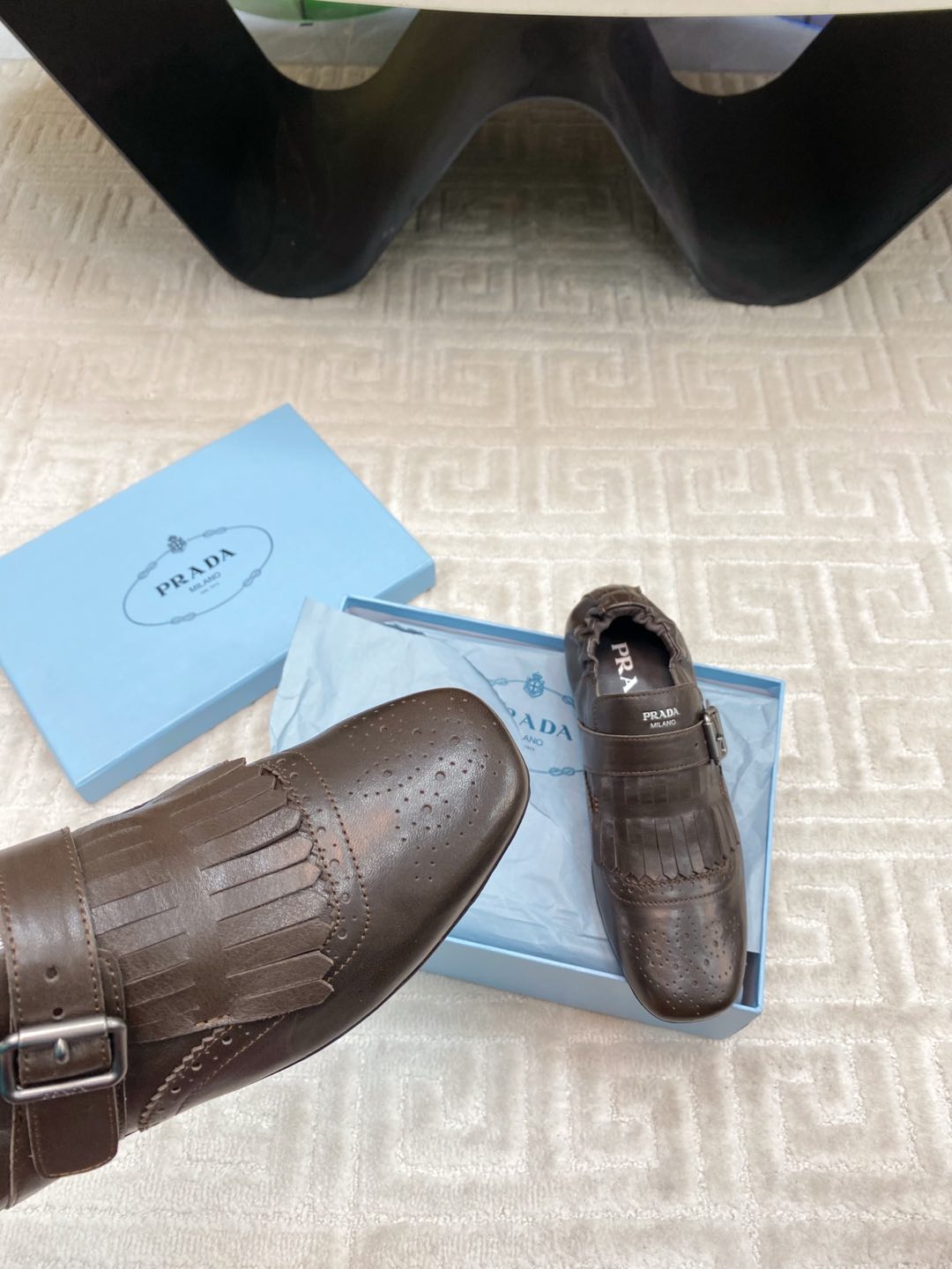 TASSEL LOAFERS IN WALNUT BROWN LAMBSKIN - 35