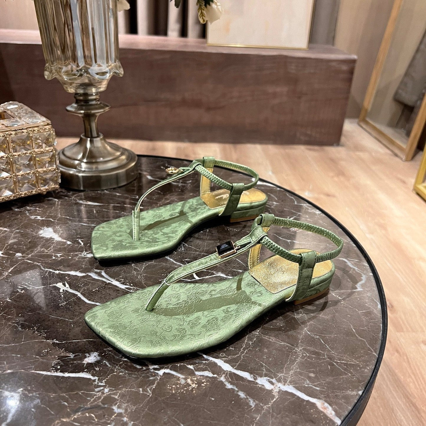 LP MINDIL SANDAL ROBIN 'S EGG SILK - 35