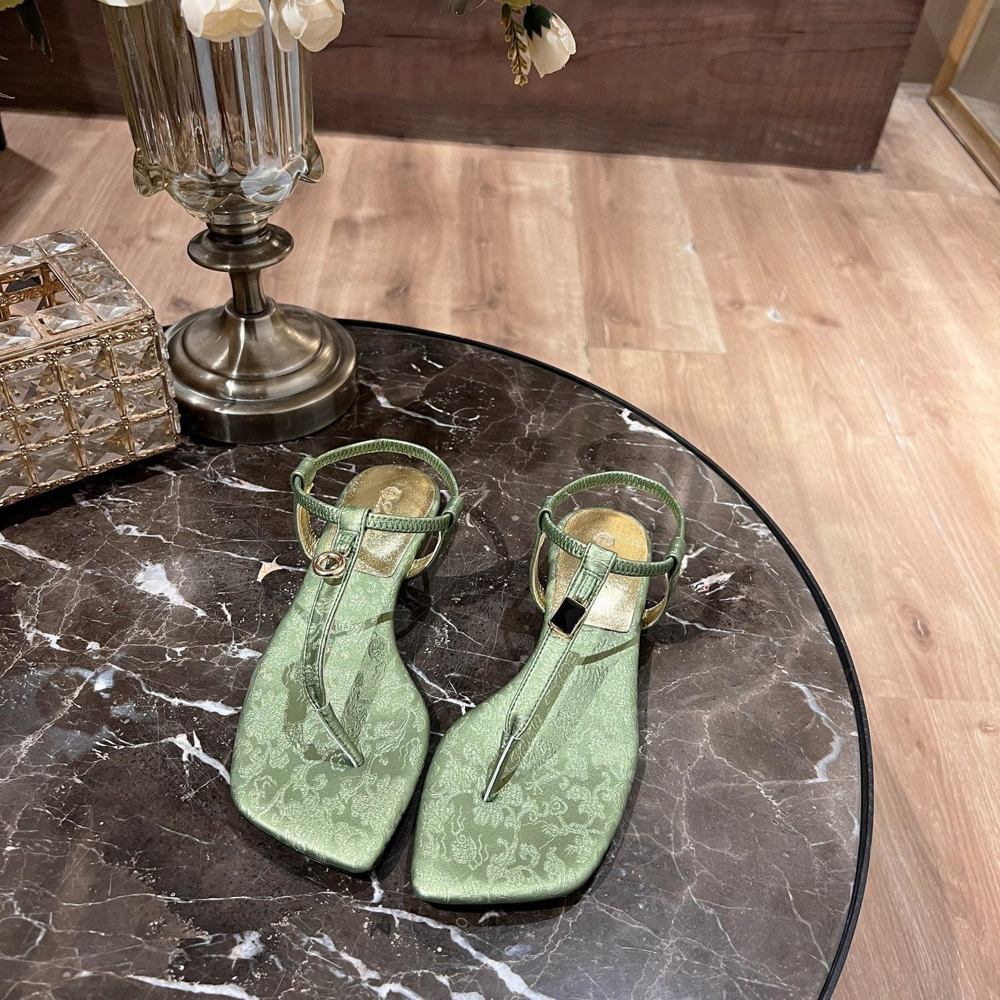 LP MINDIL SANDAL ROBIN 'S EGG SILK - 35