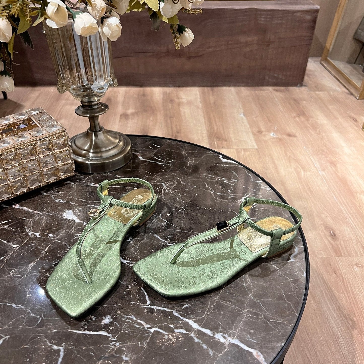 LP MINDIL SANDAL ROBIN 'S EGG SILK - 35