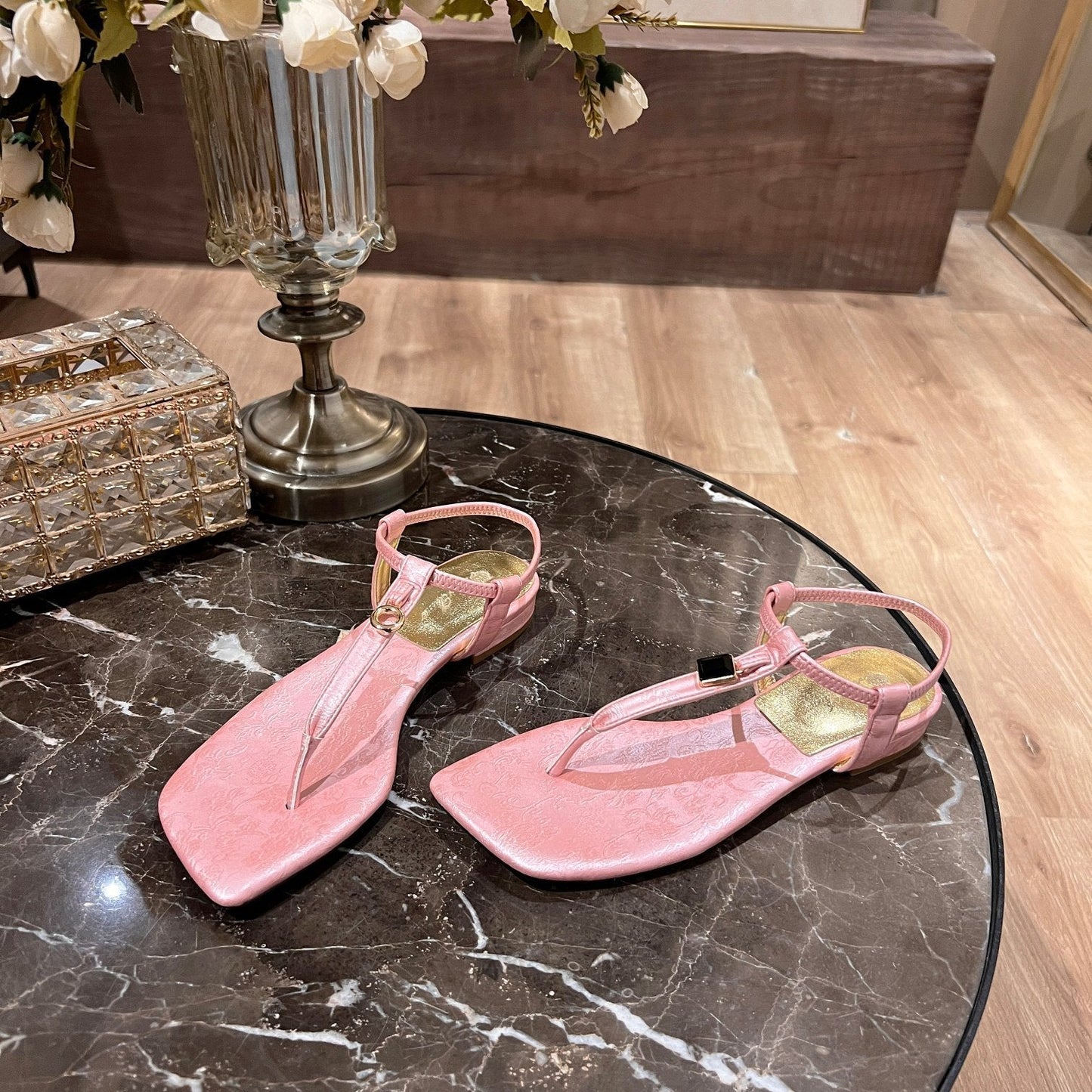 LP MINDIL SANDAL LIGHT PINK SILK - 35