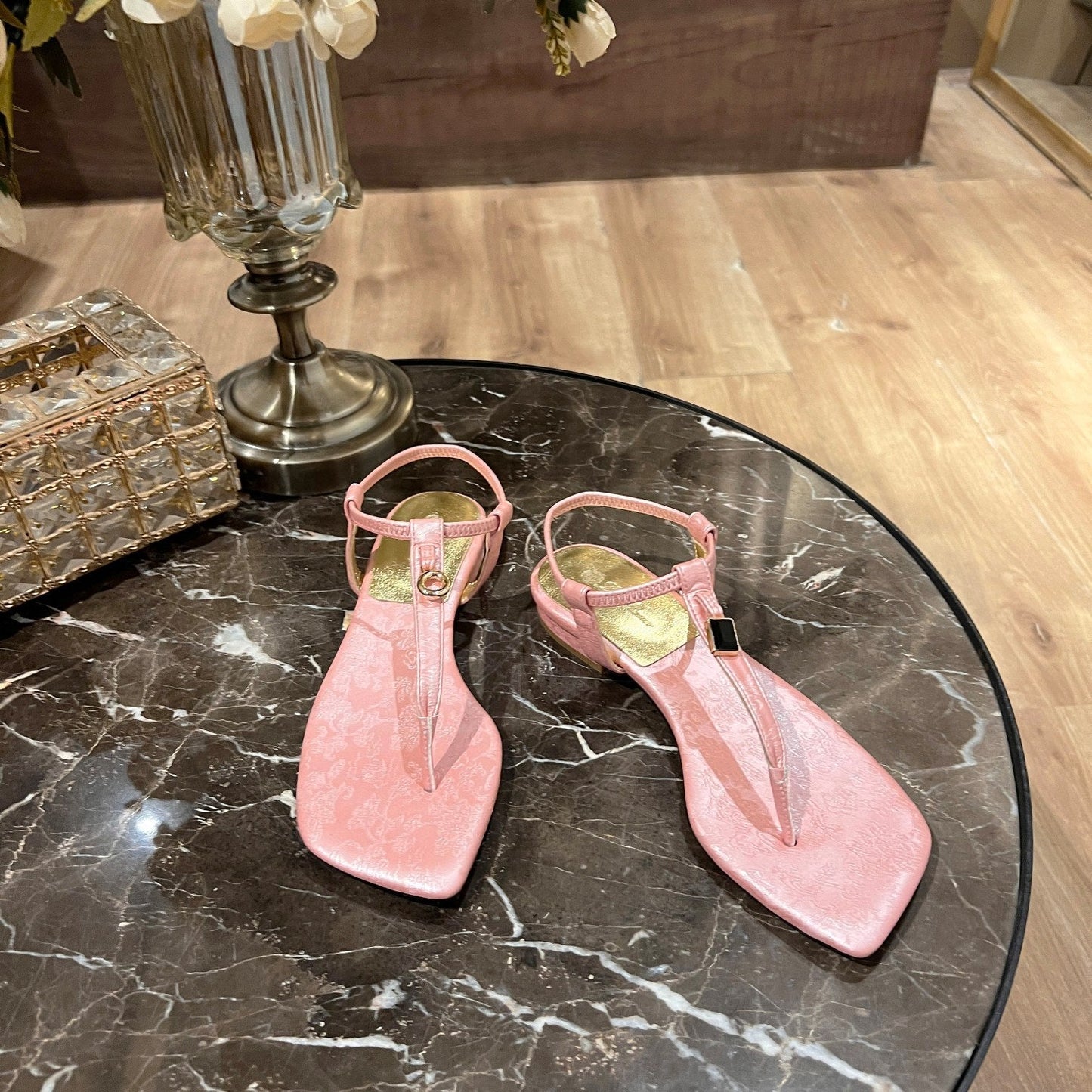 LP MINDIL SANDAL LIGHT PINK SILK - 35