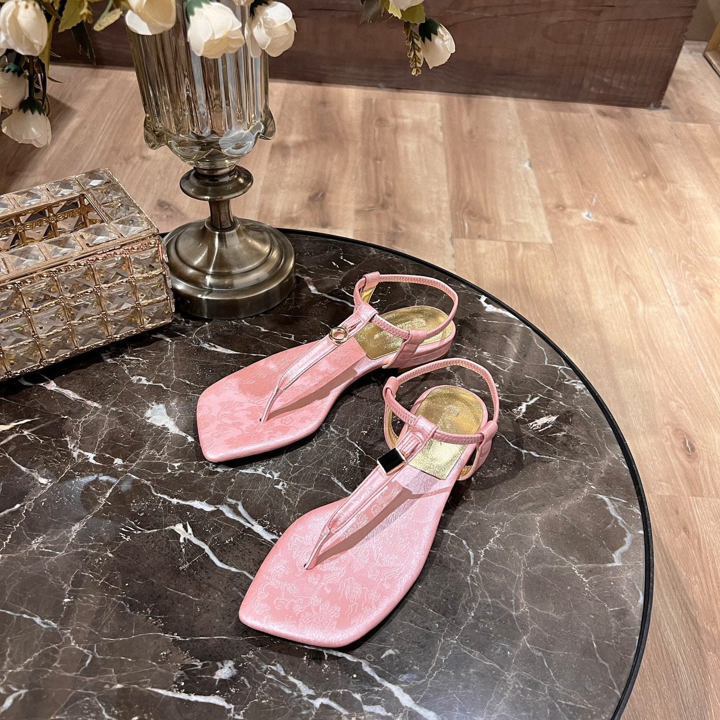 LP MINDIL SANDAL LIGHT PINK SILK - 35