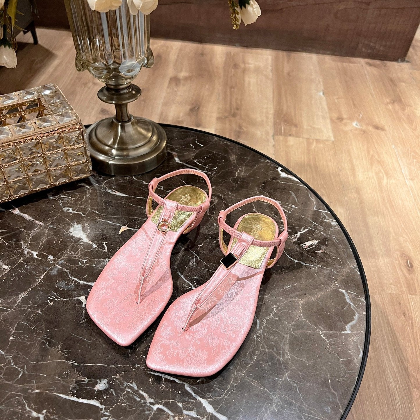 LP MINDIL SANDAL LIGHT PINK SILK - 35