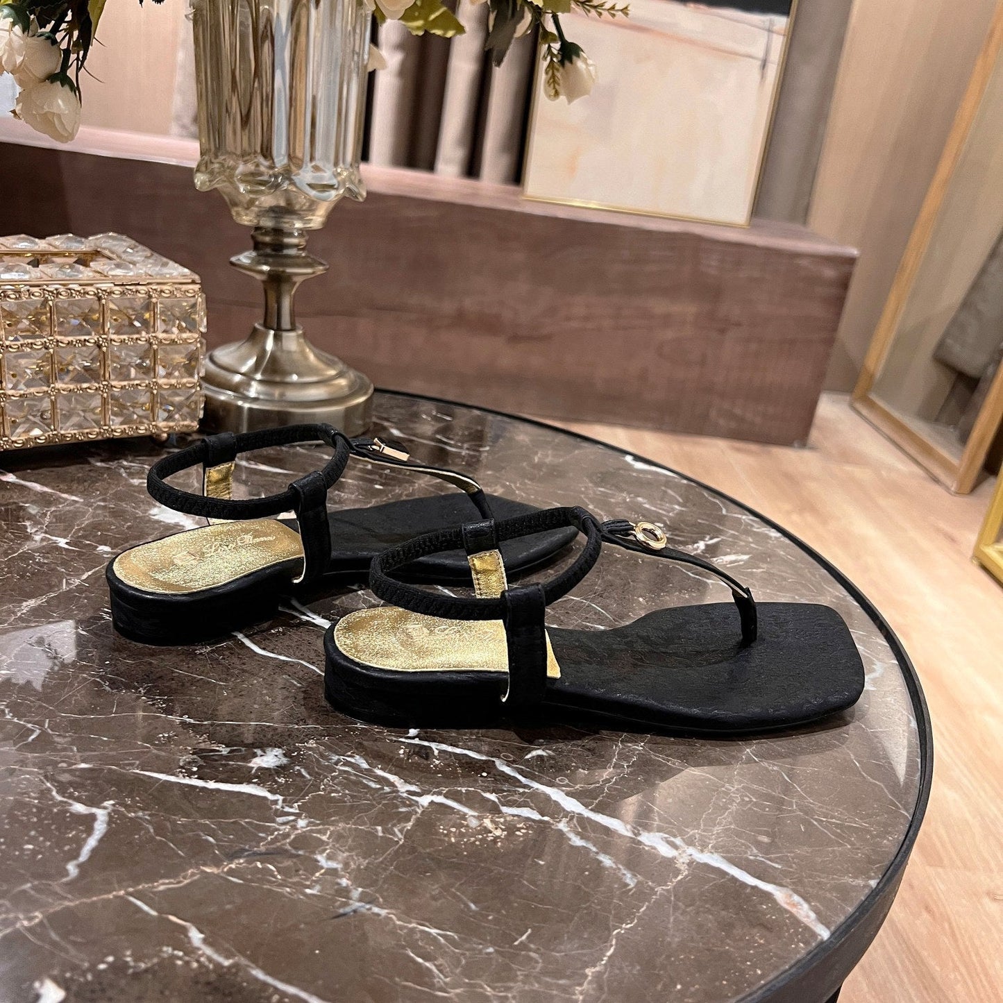 LP MINDIL SANDAL BLACK SILK - 35