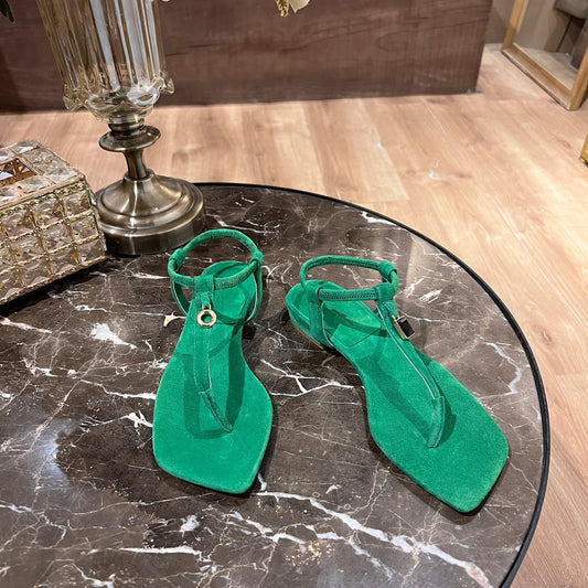 LP MINDIL SANDAL CASTLETON GREEN SUEDE - 35