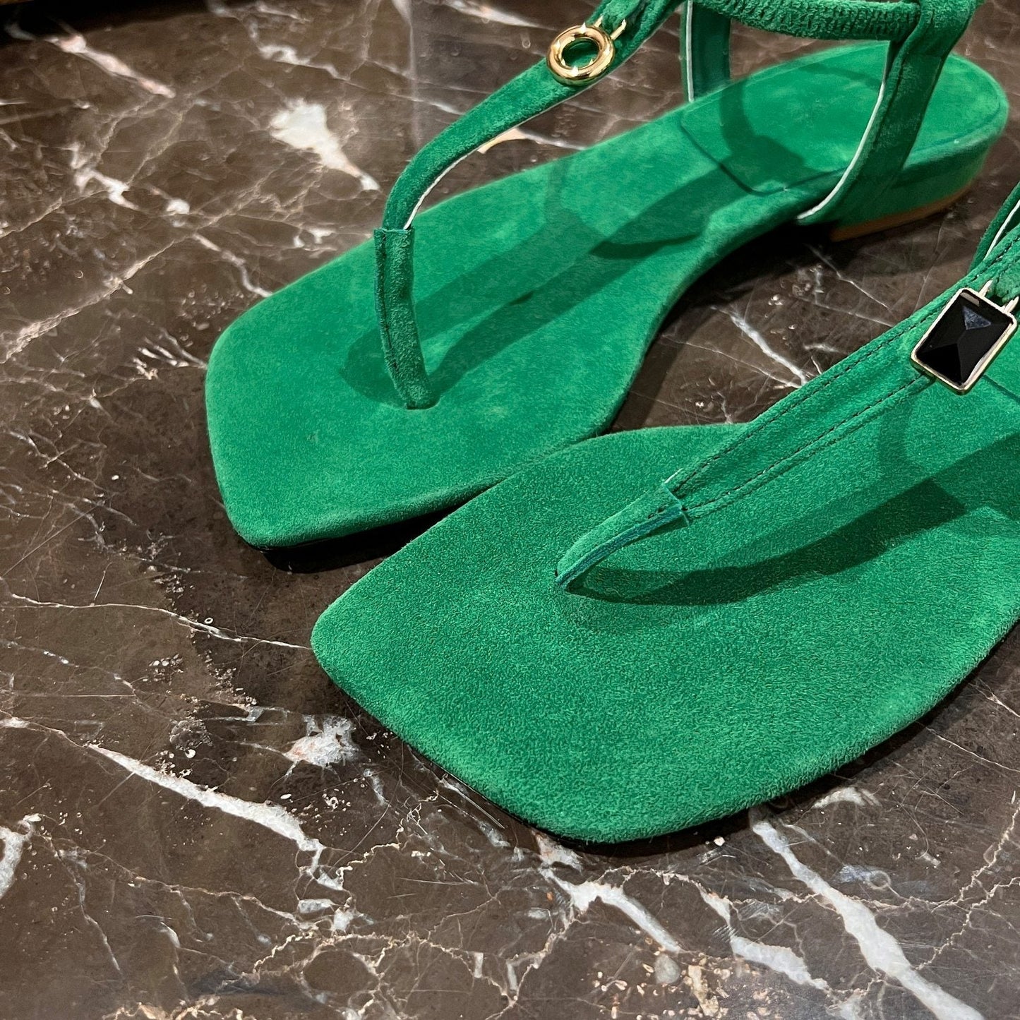 LP MINDIL SANDAL CASTLETON GREEN SUEDE - 35