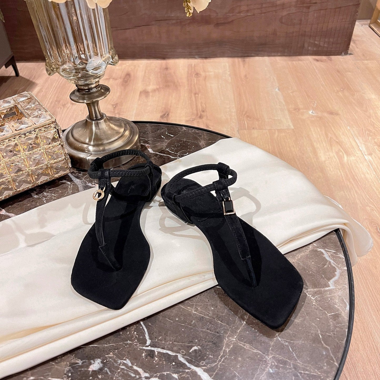 LP MINDIL SANDAL BLACK SUEDE - 35