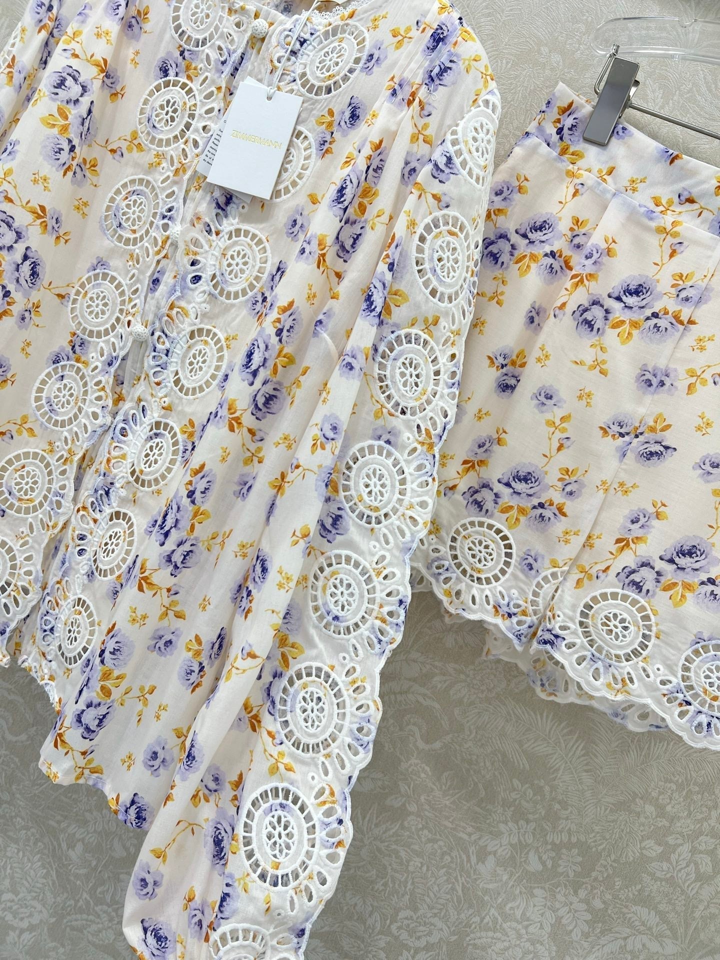 ZIMMER NEW PRINTED TOP AND SHORTS SET 269293