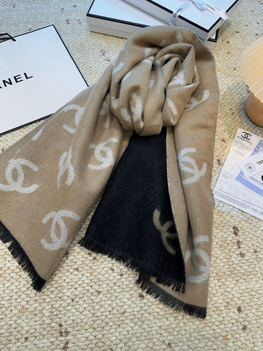 ШАРФ CHANEL 25S 200 СМ З КАШМІРУ 942780