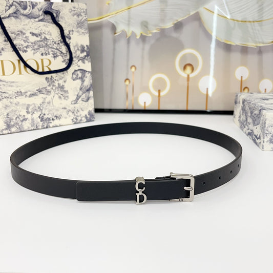 DIOR 25S BELT 20 MM IN BLACK CALFSKIN 570111 - 30