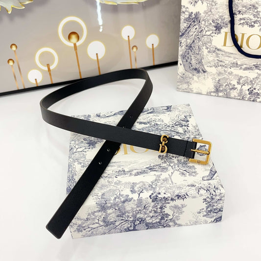 DIOR 25S РЕМІНЬ 20 ММ З ЧОРНОЇ ТЕЛЯЧОЇ ШКІРИ 570112 - 30