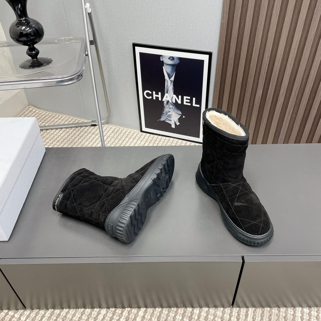 FROST ANKLE BOOT BLACK CANNAGE SUEDE - 35