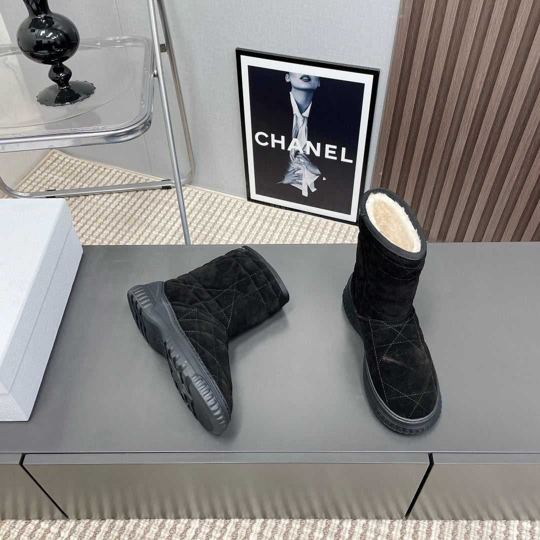 FROST ANKLE BOOT BLACK CANNAGE SUEDE - 35