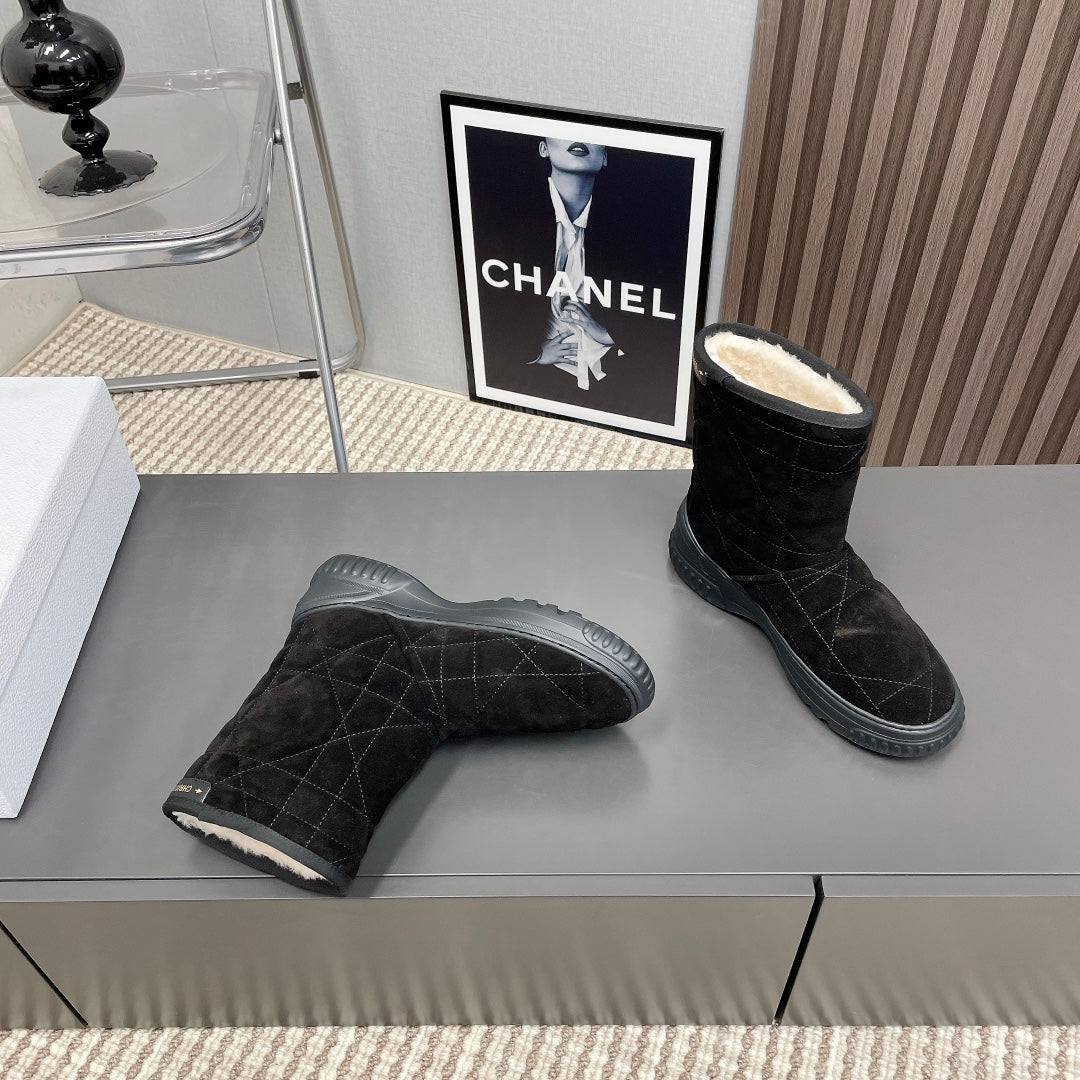 FROST ANKLE BOOT BLACK CANNAGE SUEDE - 35
