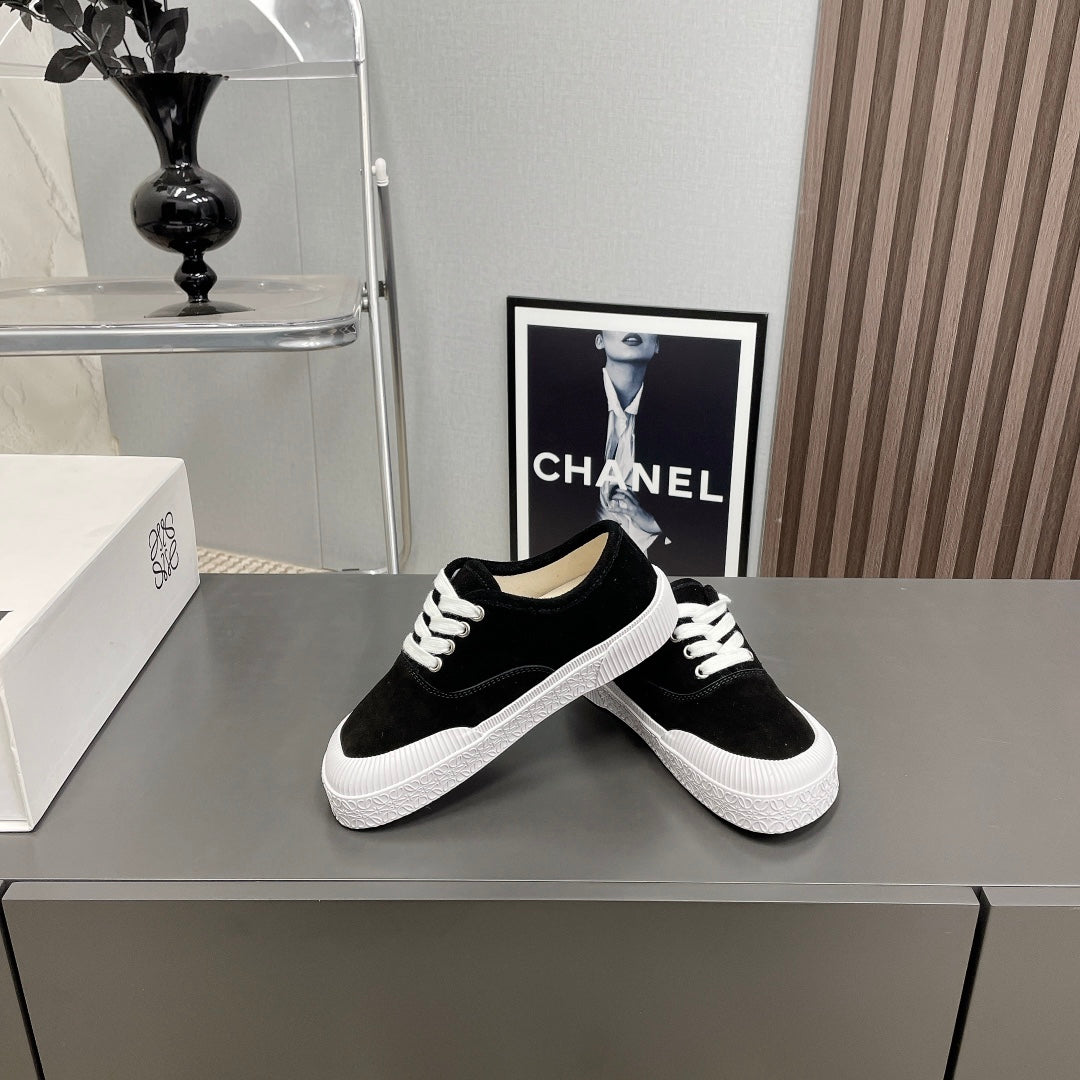 TERRA VULCA LACE-UP SNEAKER IN BLACK SUEDE - 35
