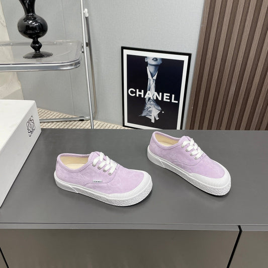TERRA VULCA LACE-UP SNEAKER IN PASTEL PURPLE SUEDE - 35