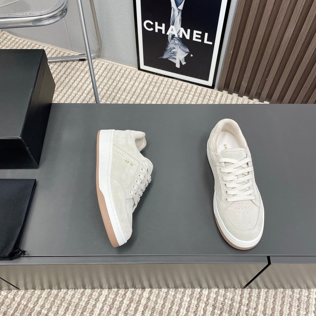 SL/61 SNEAKERS IN PALE GRAY SUEDE - 35