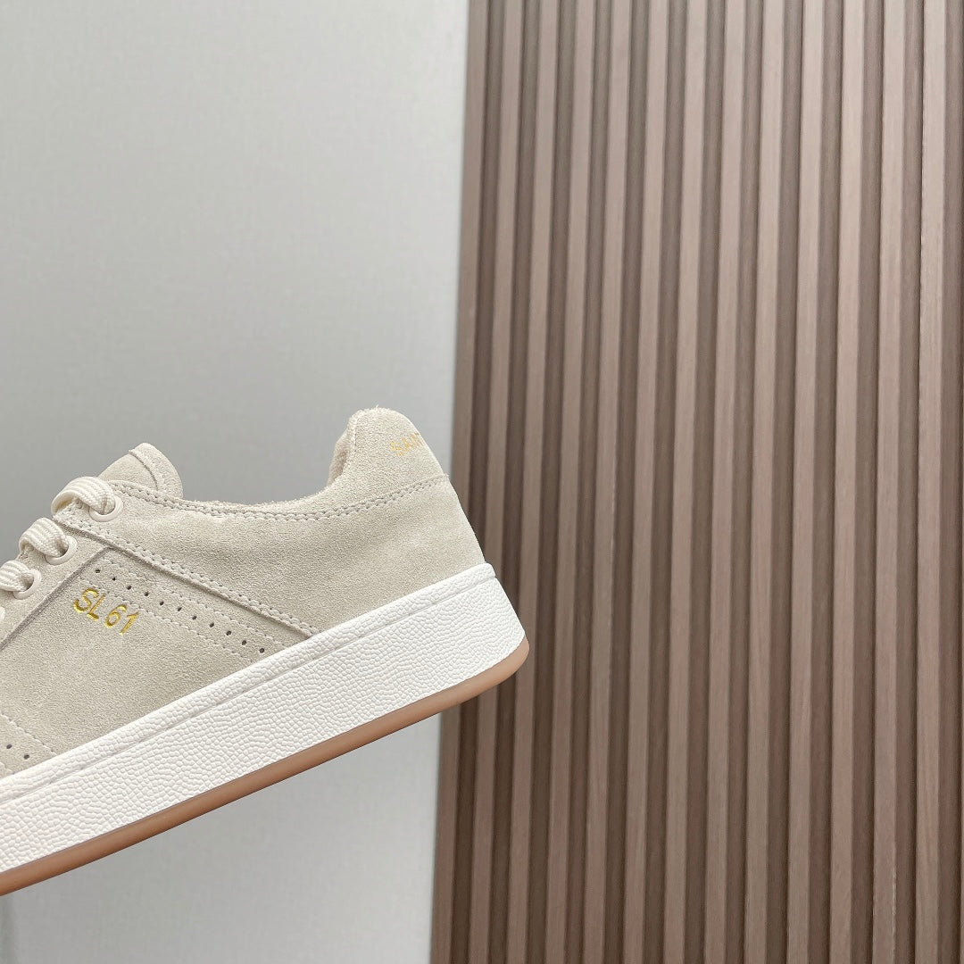 SL/61 SNEAKERS IN PALE GRAY SUEDE - 35