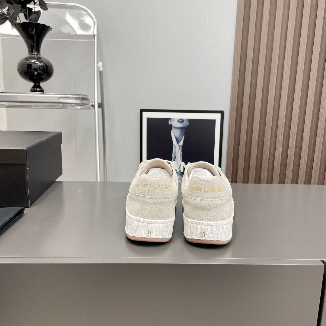 SL/61 SNEAKERS IN PALE GRAY SUEDE - 35