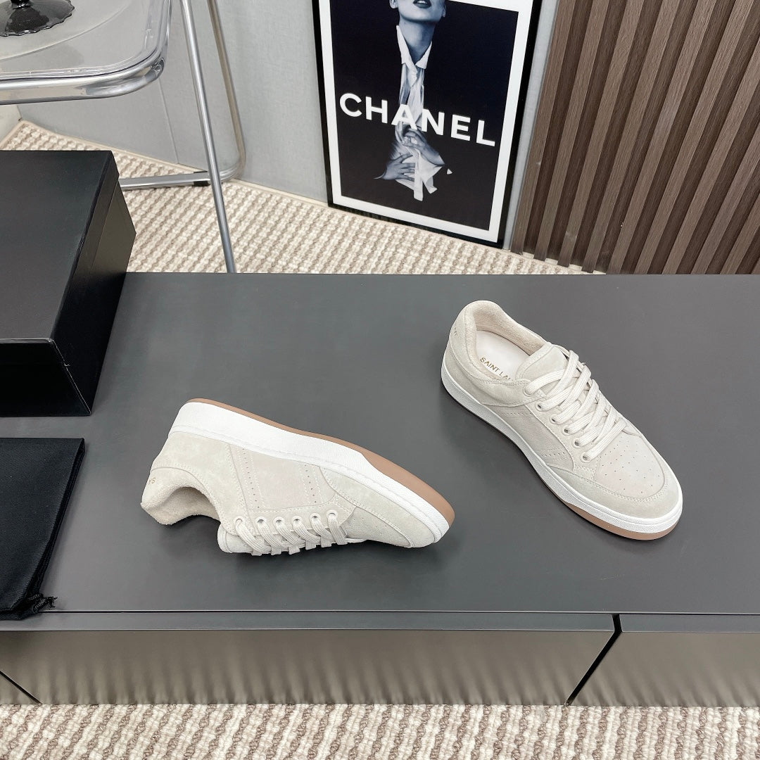 SL/61 SNEAKERS IN PALE GRAY SUEDE - 35