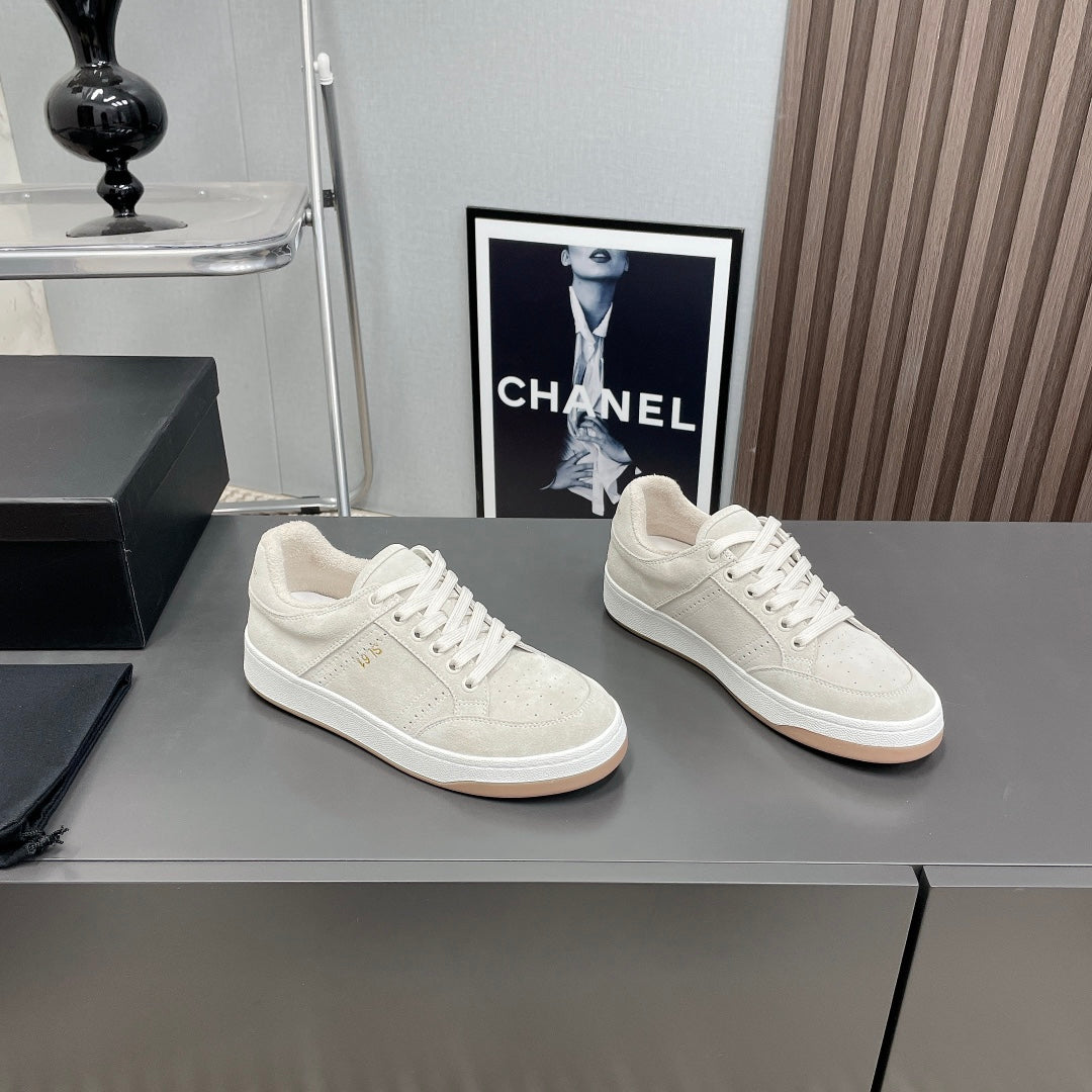 SL/61 SNEAKERS IN PALE GRAY SUEDE - 35