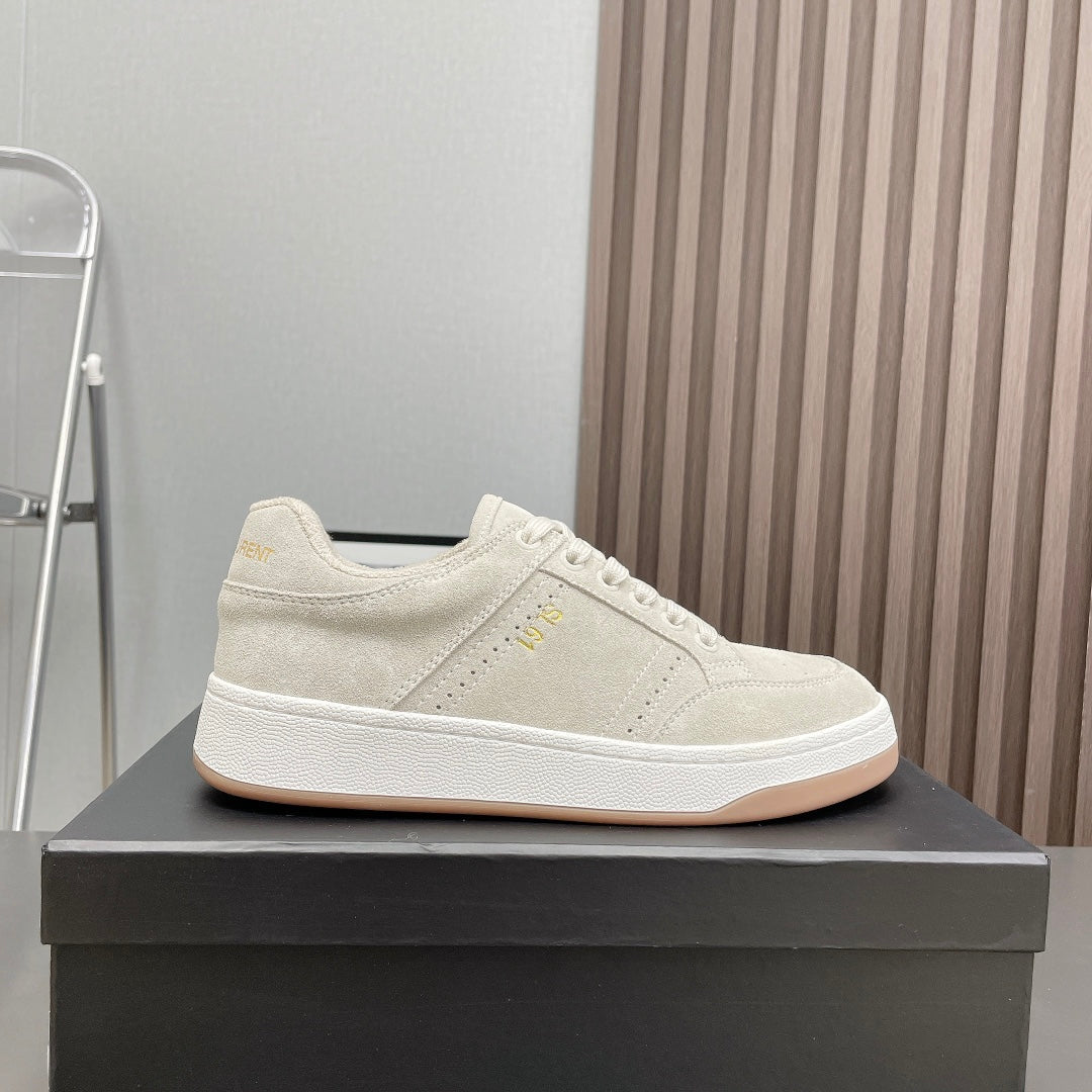 SL/61 SNEAKERS IN PALE GRAY SUEDE - 35