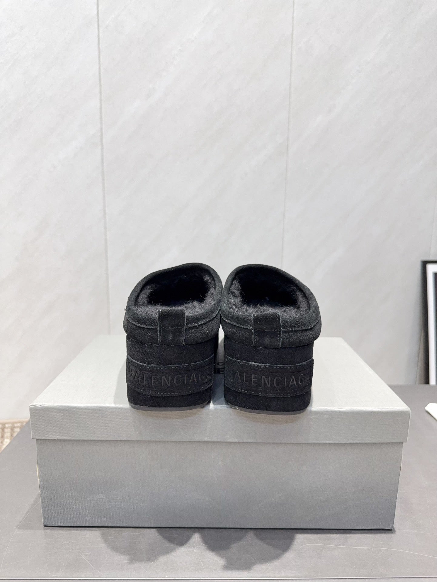 BALENCIAGA 25S AURALEE SLIP-ON 50 MM IN BLACK SUEDE STYLE 4 - 35