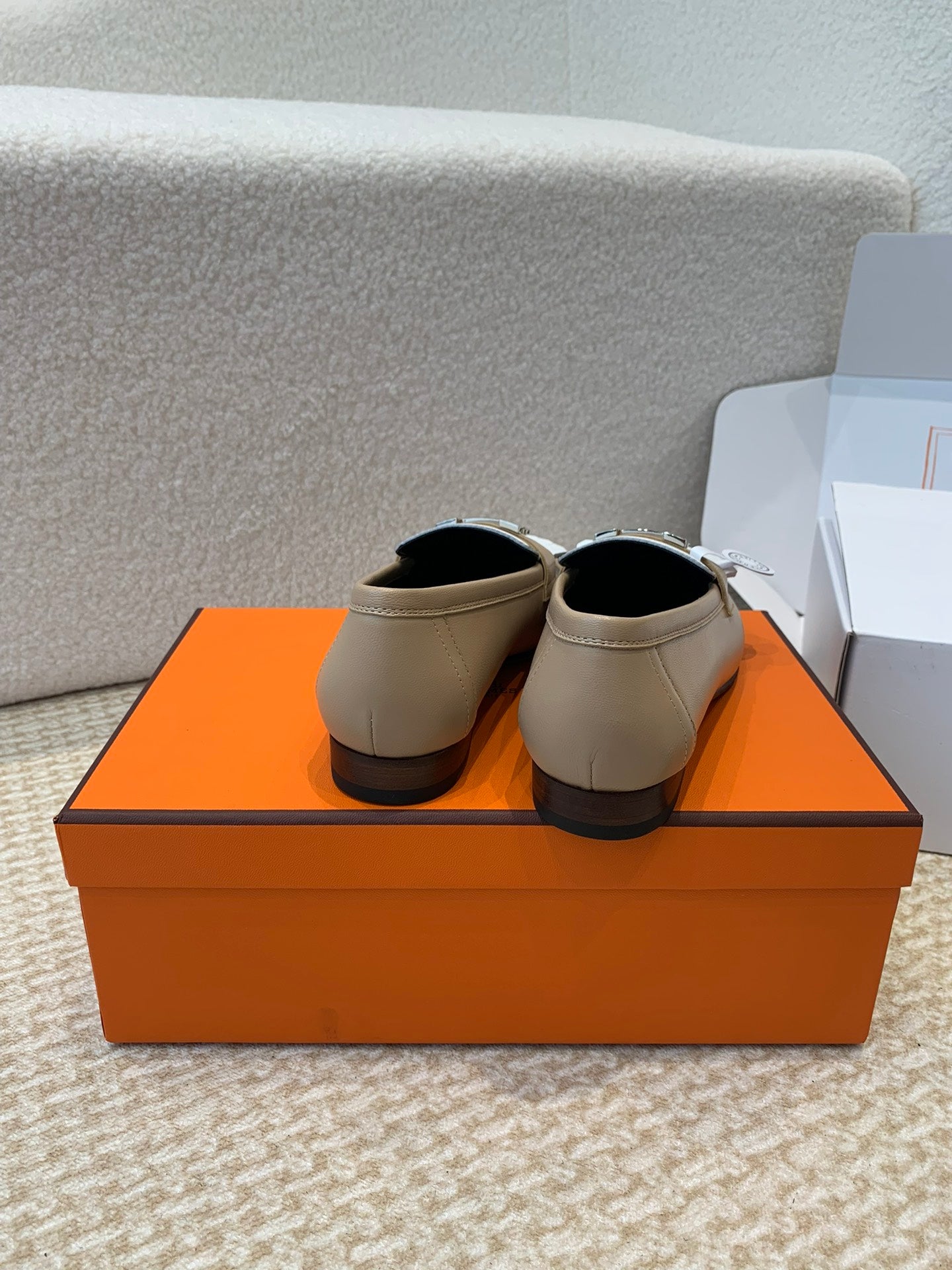 ROYAL LOAFER NUDE BROWN CALFSKIN - 35