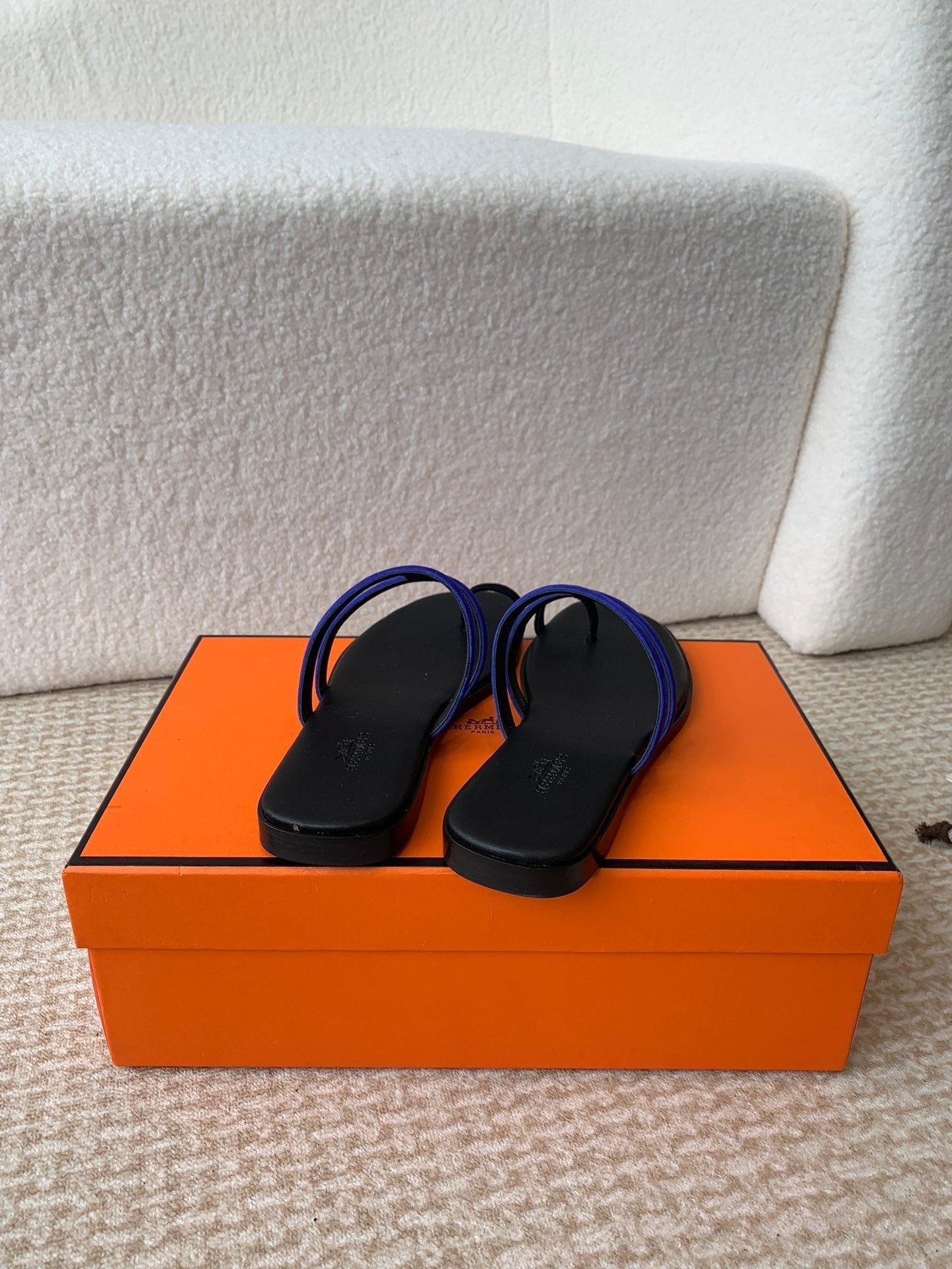 GEORGIA SANDALS BLACK MIX ADMIRAL CALFSKIN - 35
