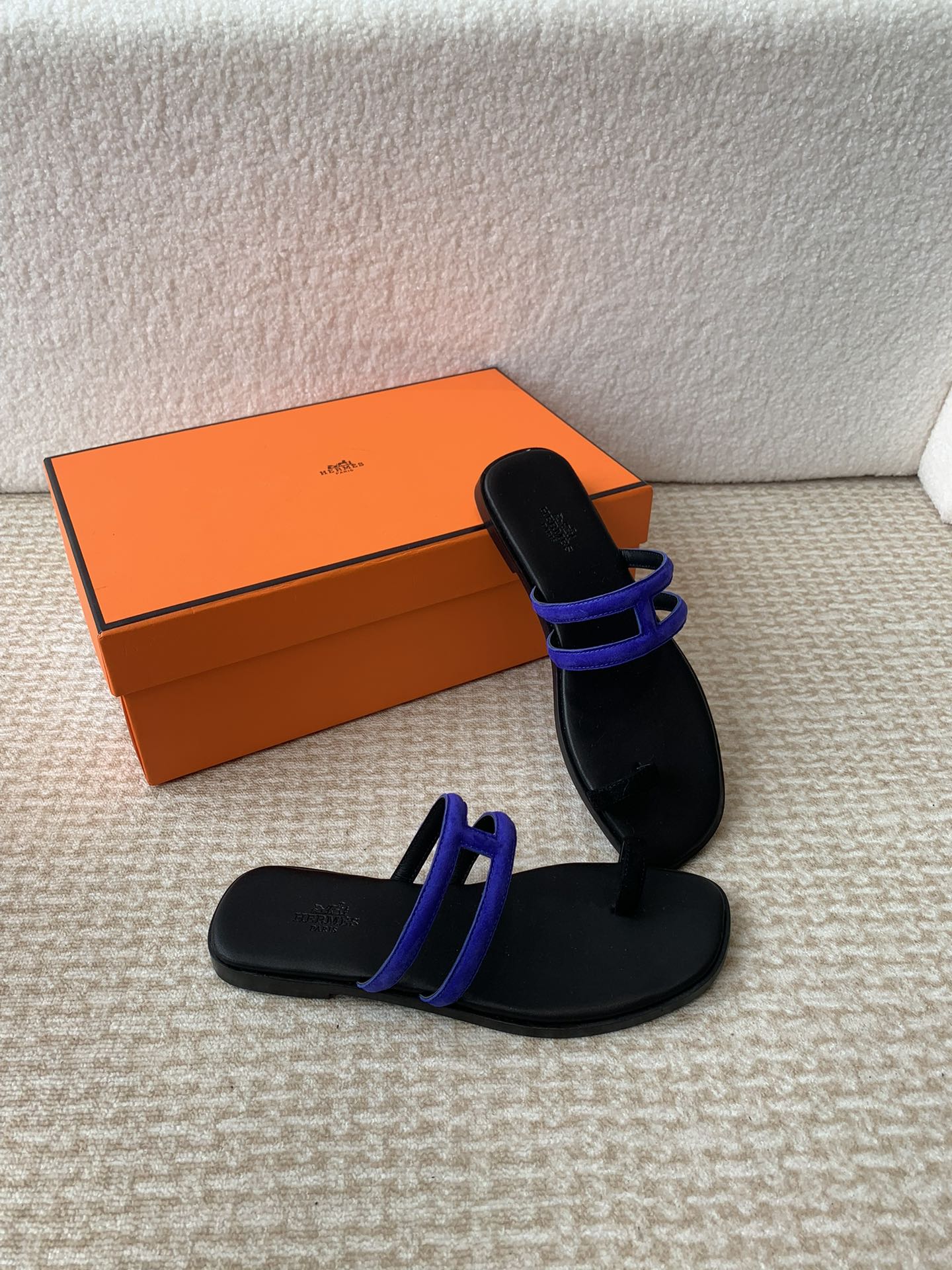 GEORGIA SANDALS BLACK MIX ADMIRAL CALFSKIN - 35
