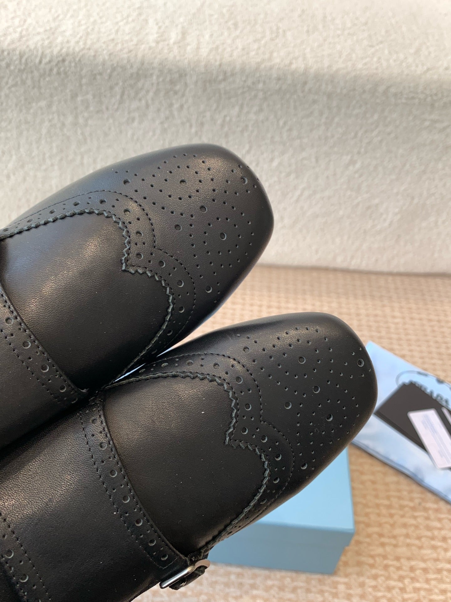 MONK STRAP IN BLACK CALFSKIN - 35
