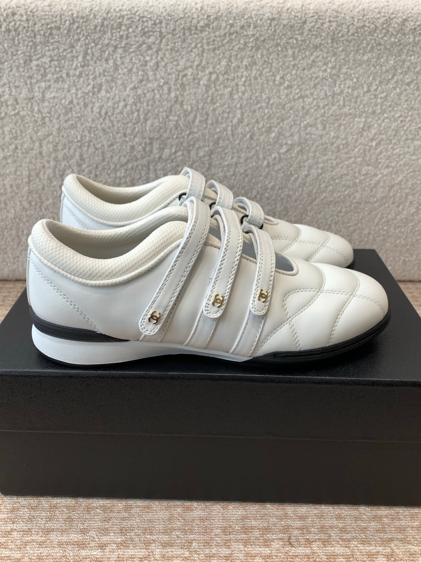 MARY JANE SNEAKERS IN WHITE LAMBSKIN - 35