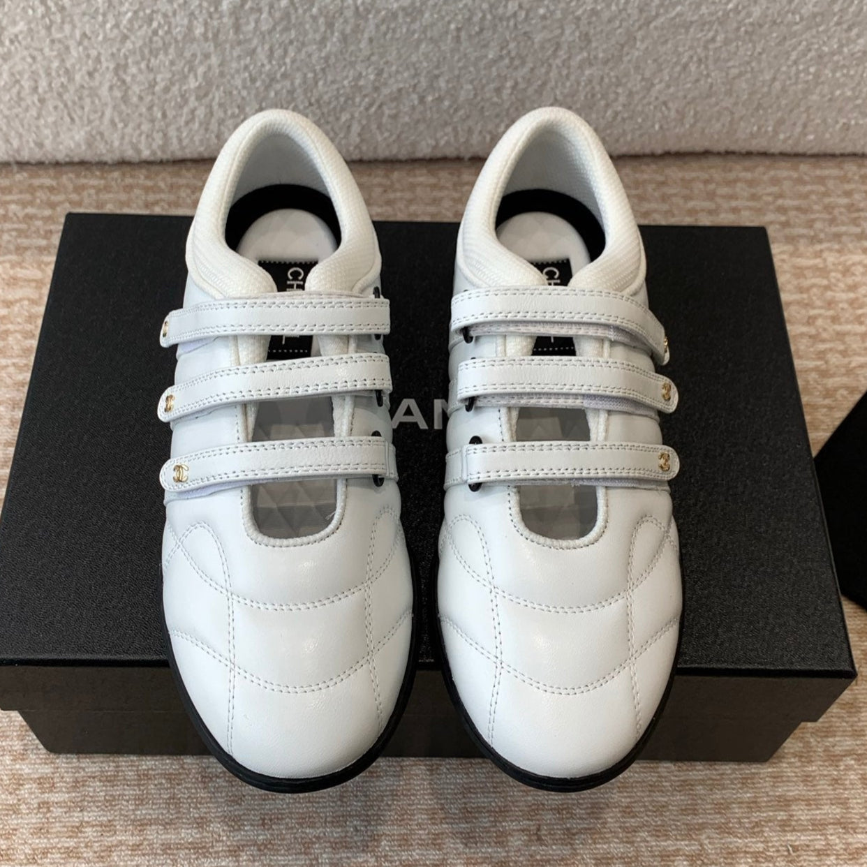 MARY JANE SNEAKERS IN WHITE LAMBSKIN - 35