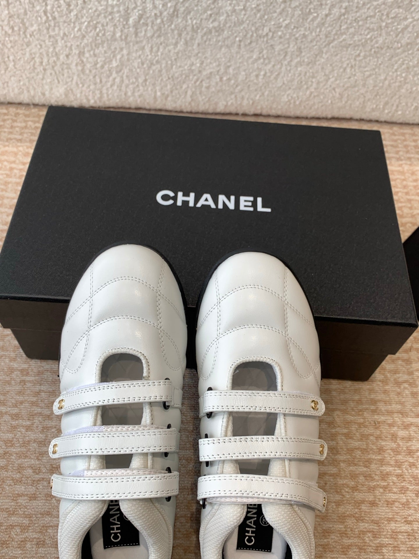 MARY JANE SNEAKERS IN WHITE LAMBSKIN - 35