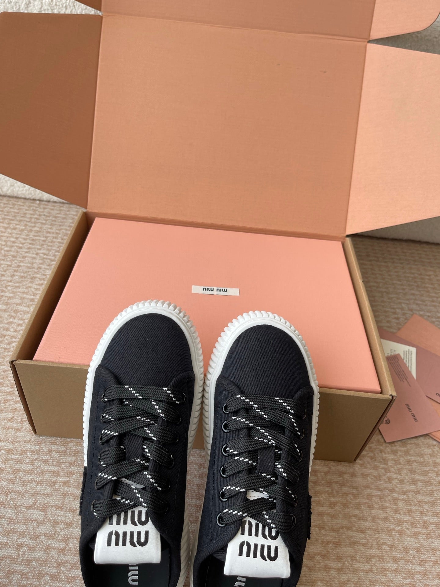 WASH SNEAKER MULES IN BLACK DENIM - 35
