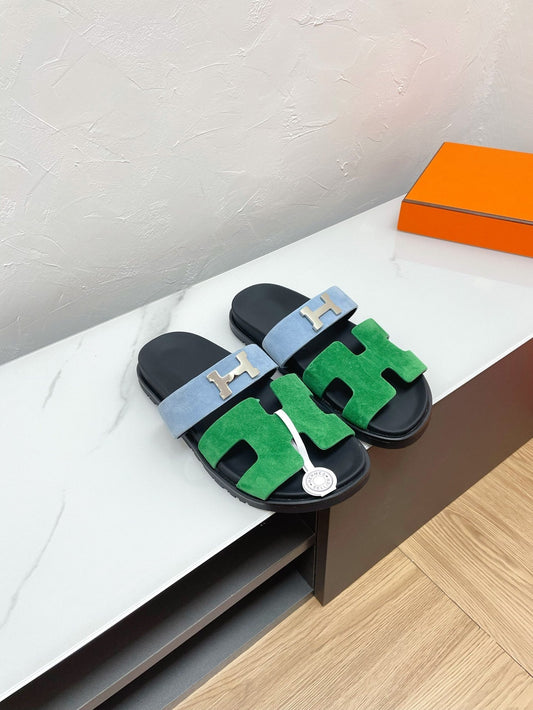 ШКІРЯНІ САНДАЛІЇ CHYPRE SANDAL OCEAN MIX SKY З ПРЯЖКОЮ H – 34