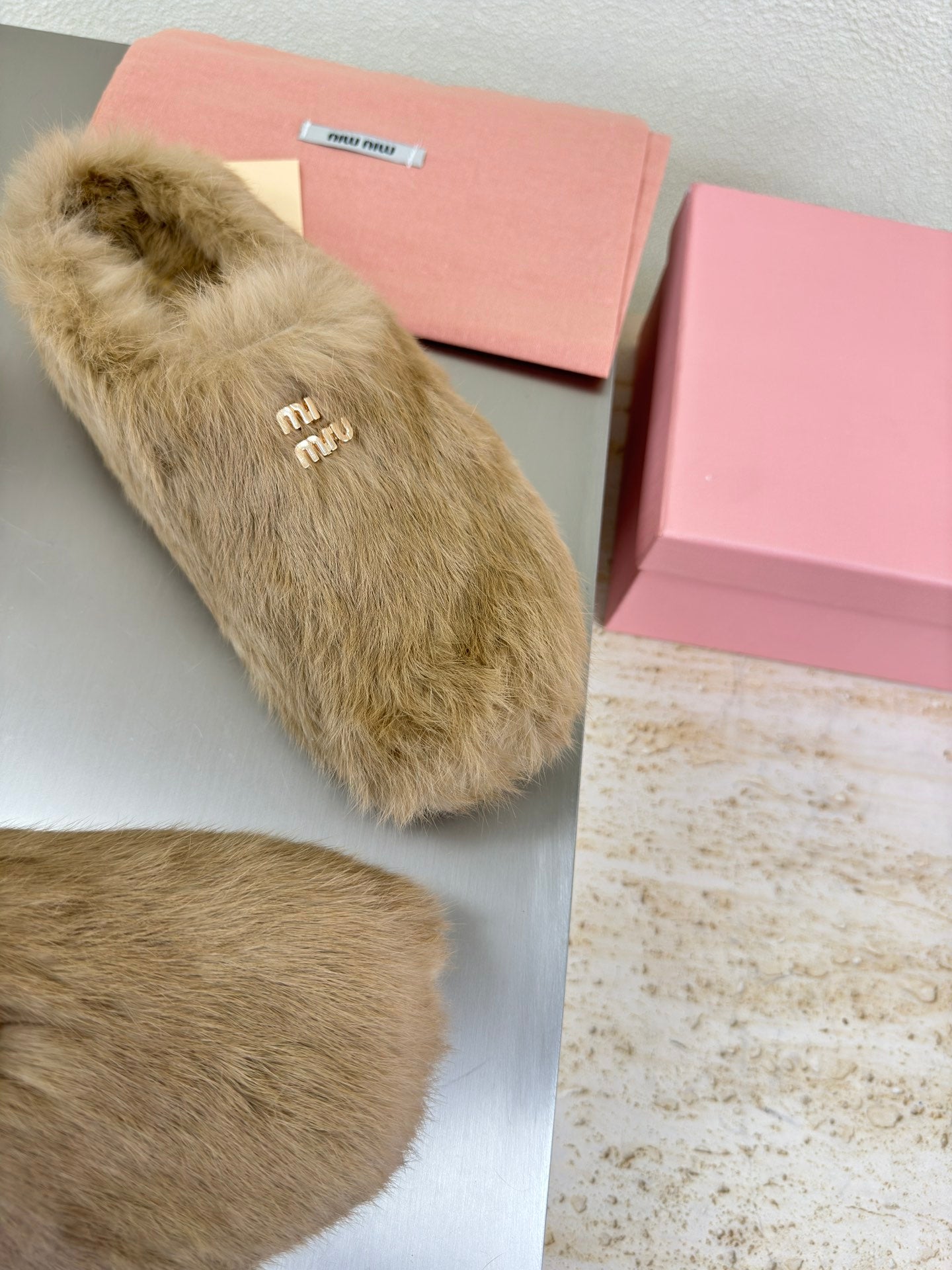 PEANUT RABBIT FUR MULES - 35