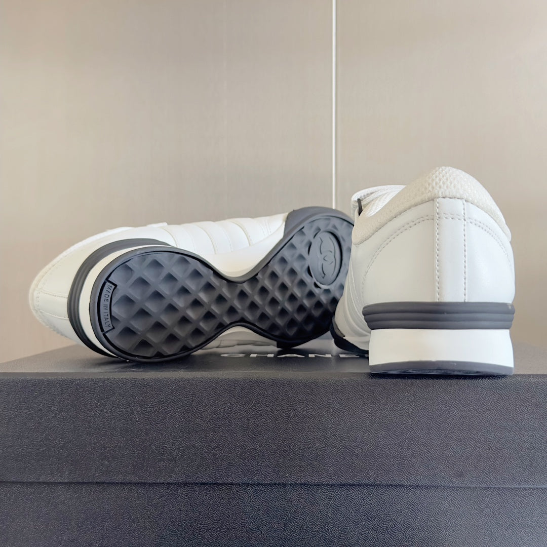 CC MARY JANE SNEAKER IN WHITE LAMBSKIN - 35
