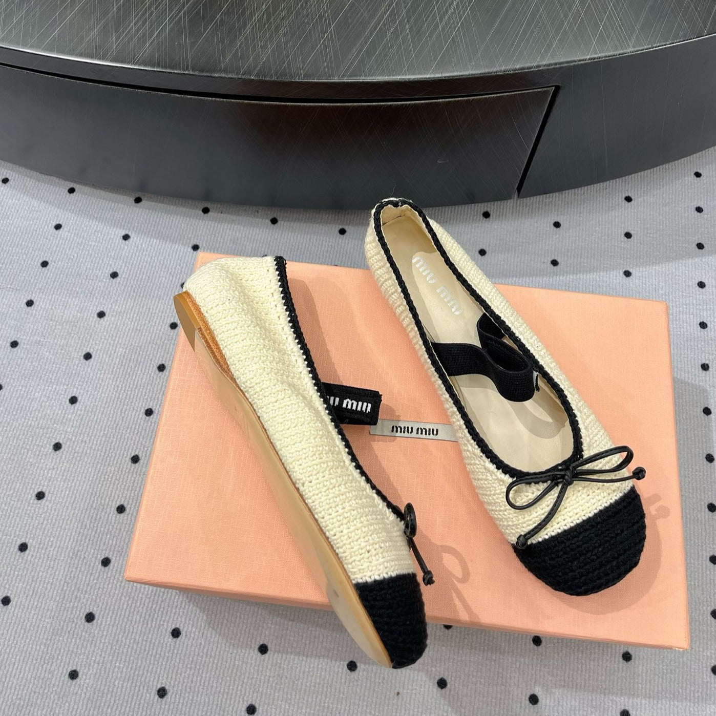 Ballet Flats Ivory Fabric - 35