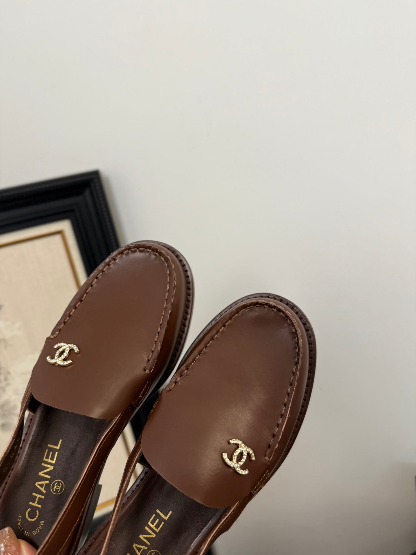 CC 25C Slingback Loafer Brown Patent Leather - 35