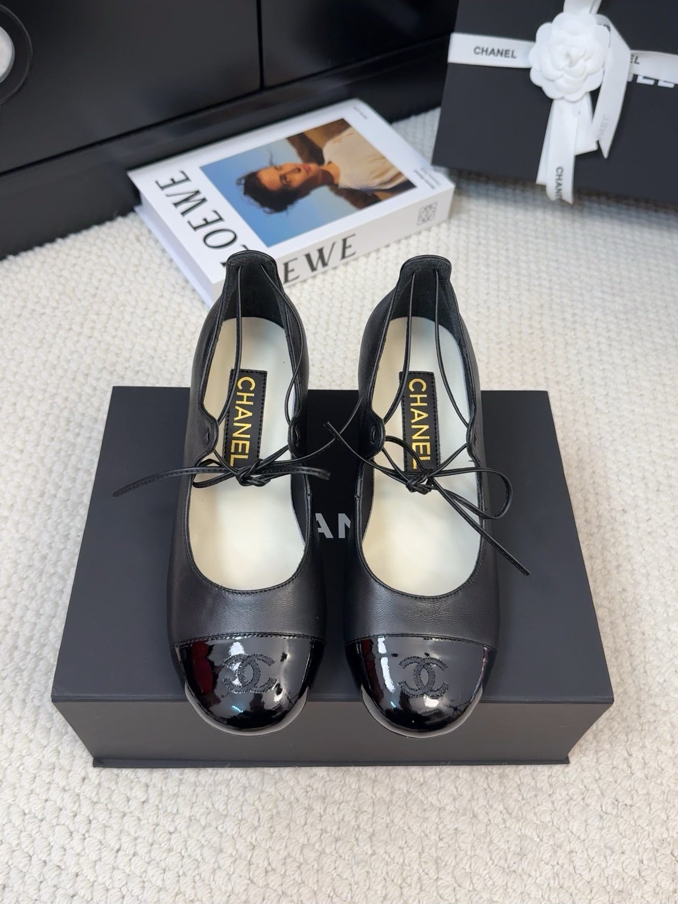 MARY JANE PUMPS 55 MM IN BLACK LAMBSKIN - 34