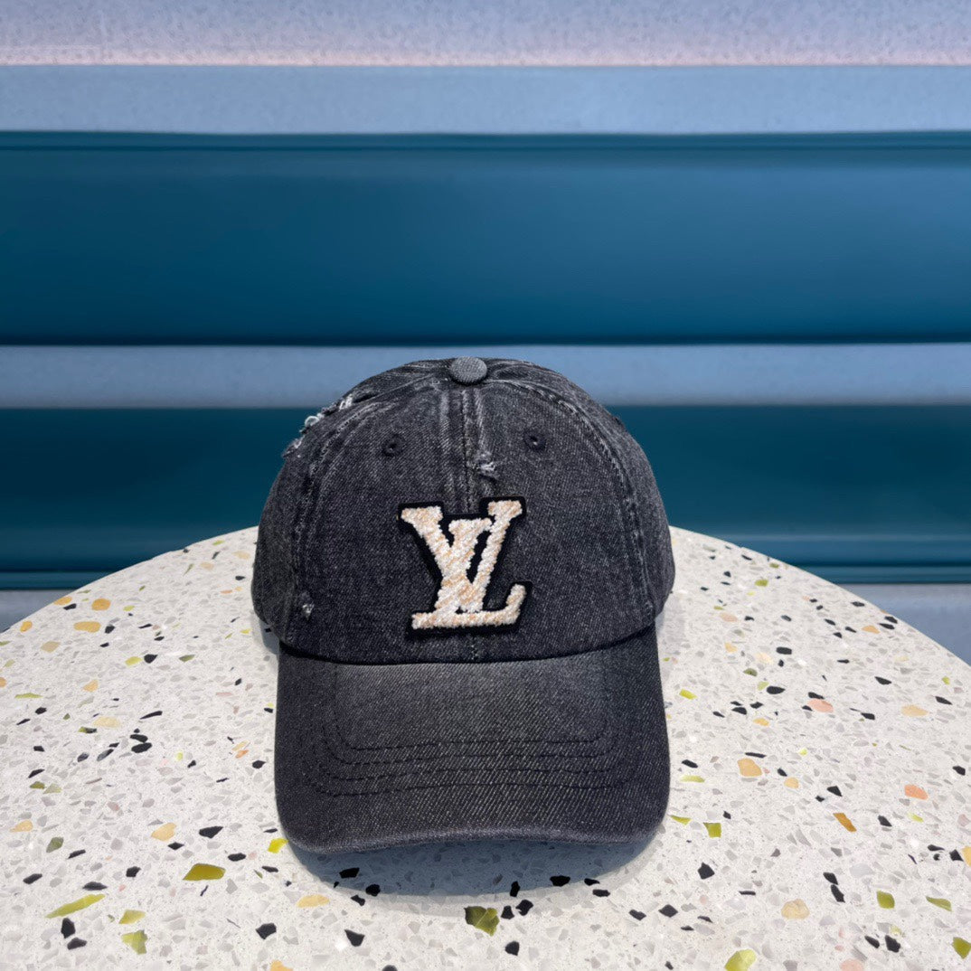 BASEBALL CAP IN BLACK DENIM 433087