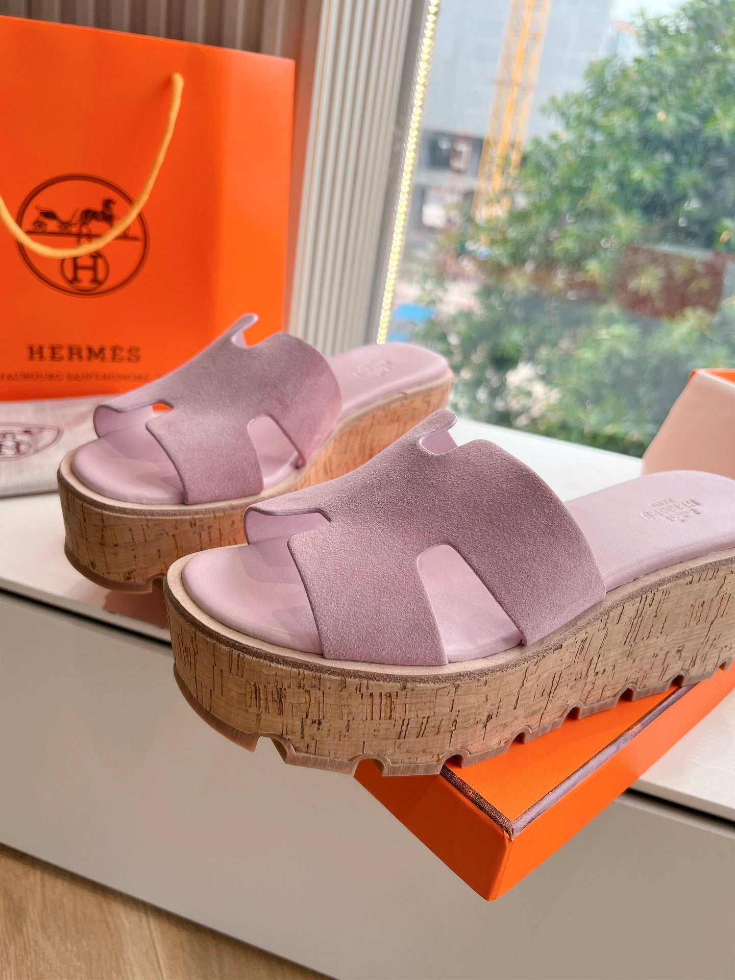 EZE 65 SANDAL PASTEL PINK SUEDE - 34