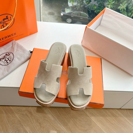 EZE 65 SANDAL CREAM SUEDE - 34