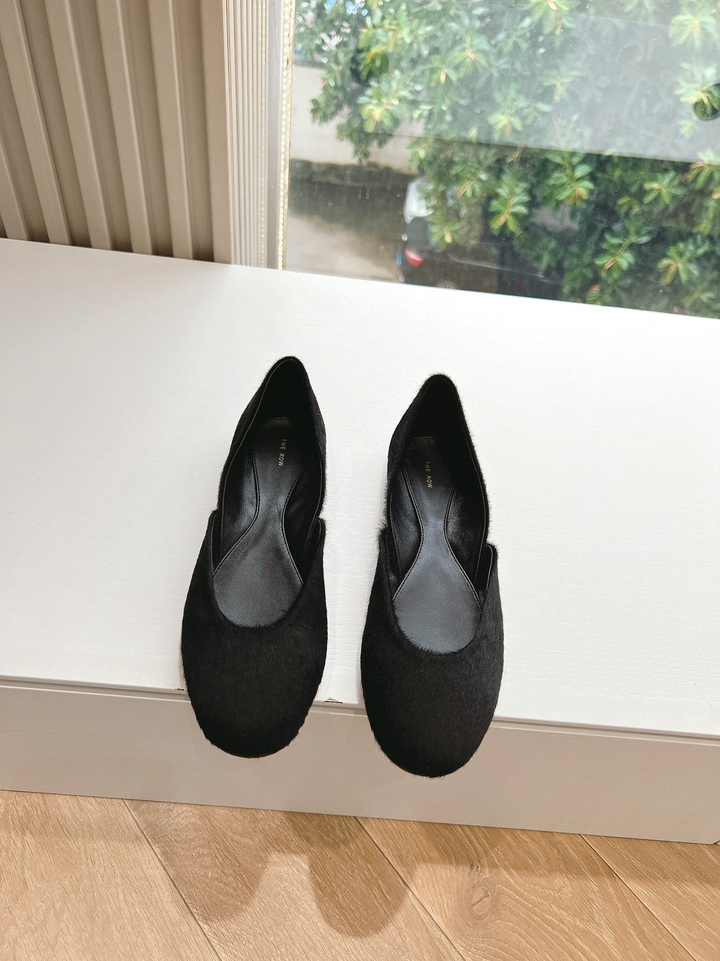 SL GEMMA BALLET FLAT BLACK FUR - 35