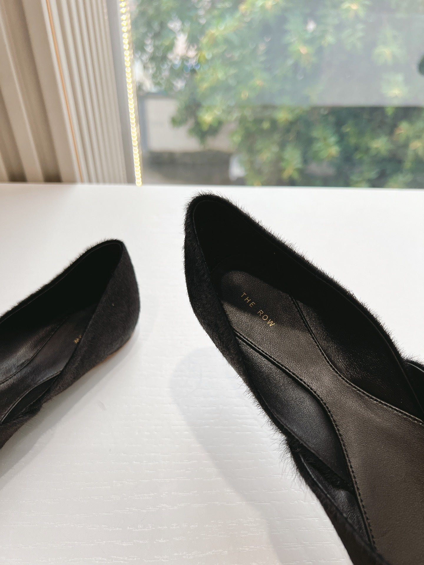 SL GEMMA BALLET FLAT BLACK FUR - 35