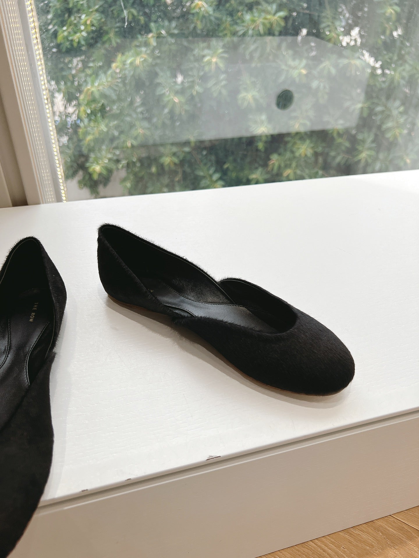 SL GEMMA BALLET FLAT BLACK FUR - 35