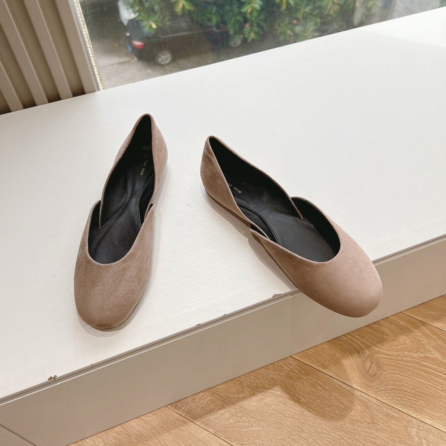 SL GEMMA BALLET FLAT TAN SUEDE - 35