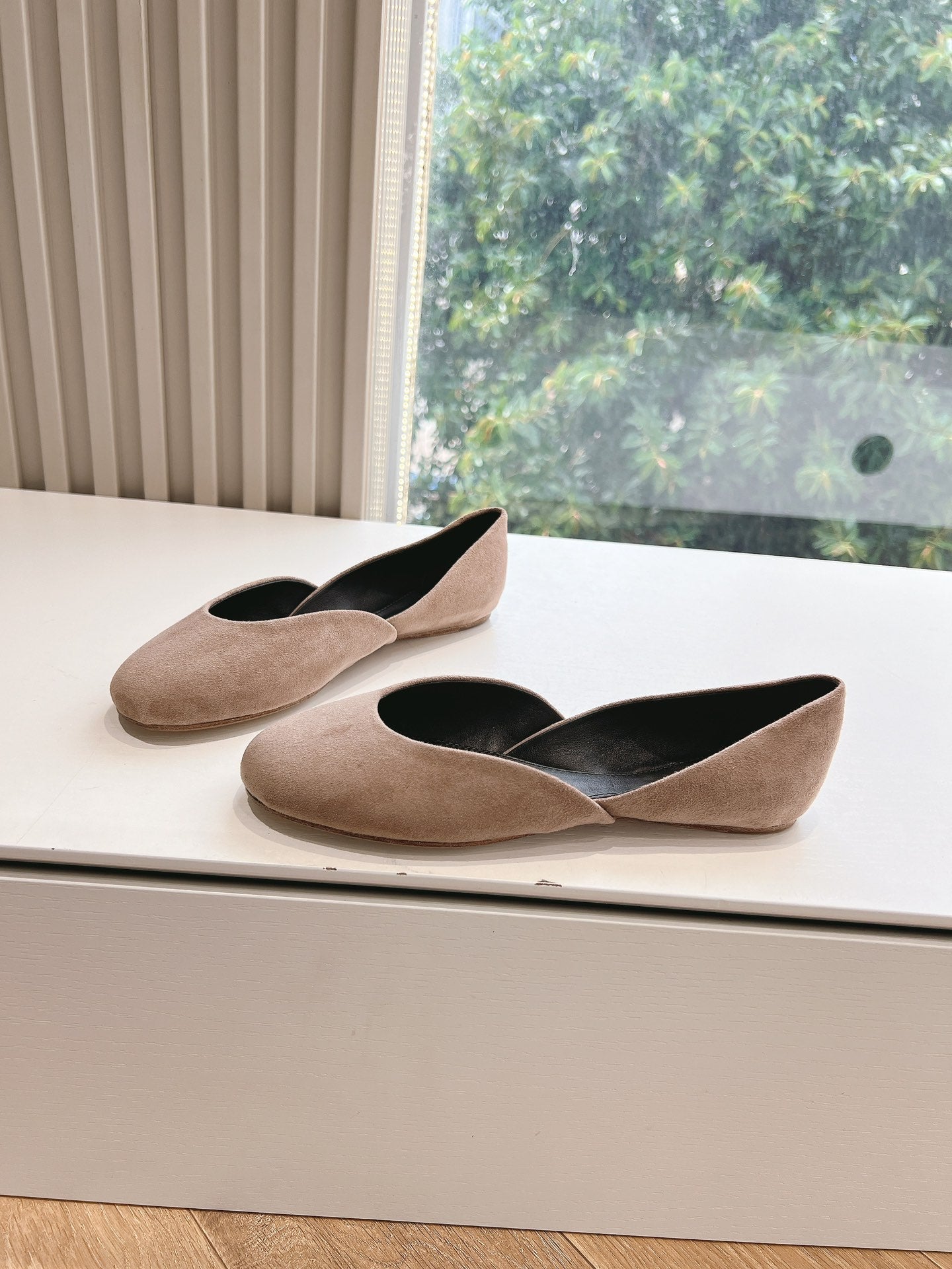 SL GEMMA BALLET FLAT TAN SUEDE - 35